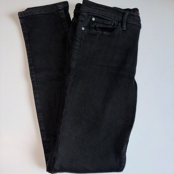 Joe's Jeans Black Skinny Jeans Size 30 Mid Rise Stretch Denim Women's Pants - Picture 2 of 6